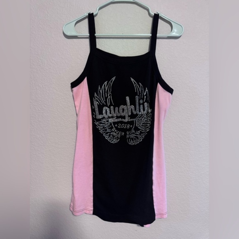 Y2K Black and Pink Biker Dress 3XL